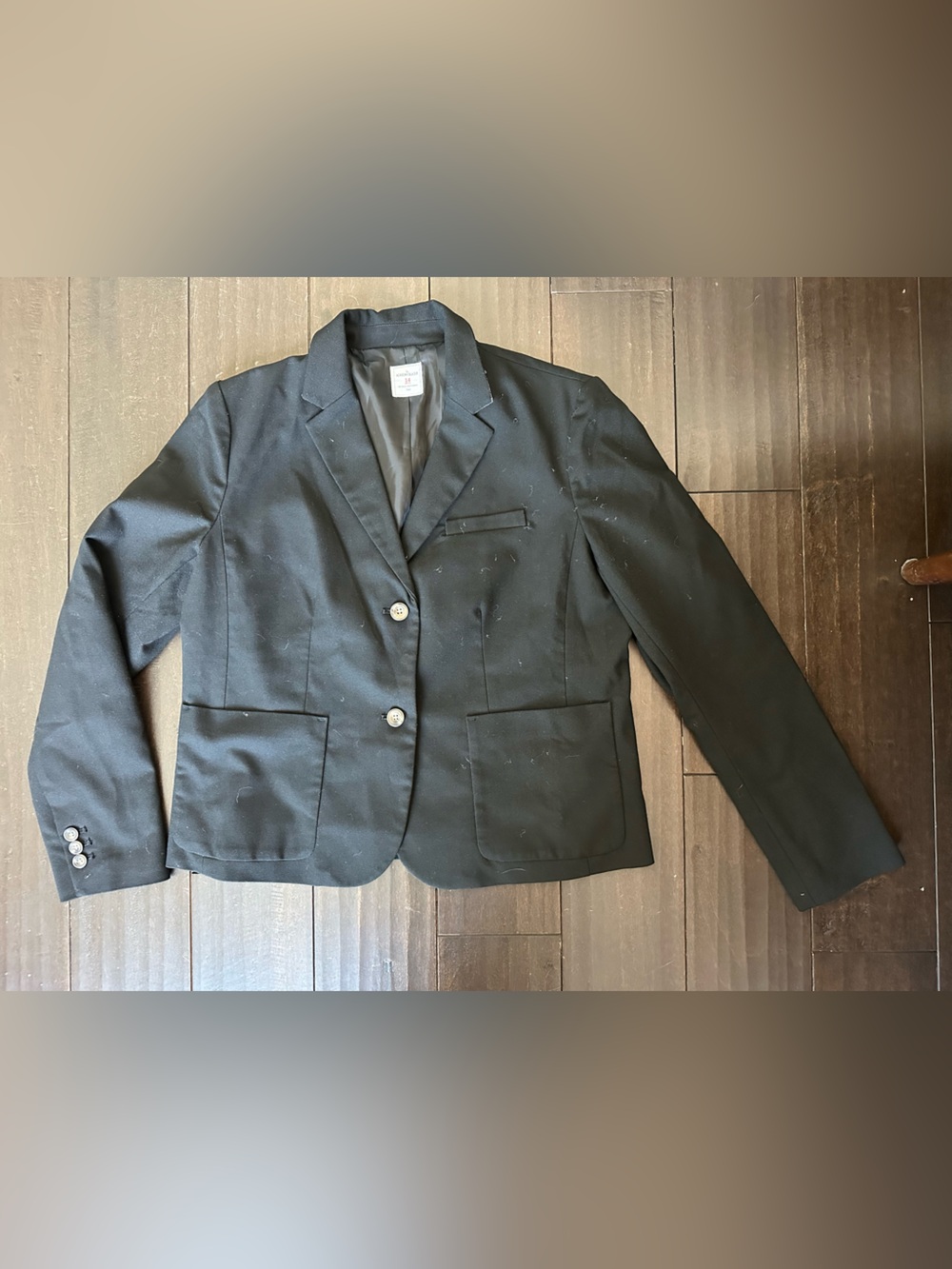 Women’s Gap “Academy” Black Blazer Jacket – Classic Tailored Style
